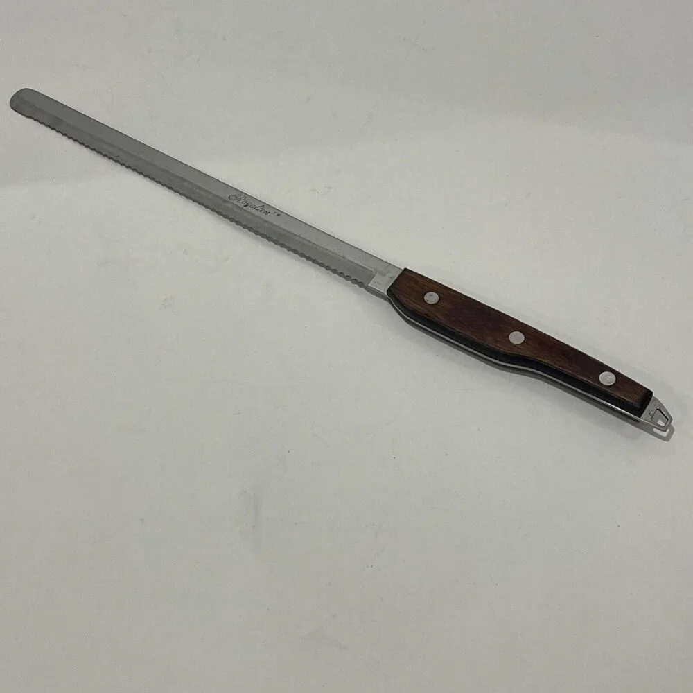 Royalton 8.5” Serrated Blade- Bread Meat Knife Kitchen Utensil Wood Handle
